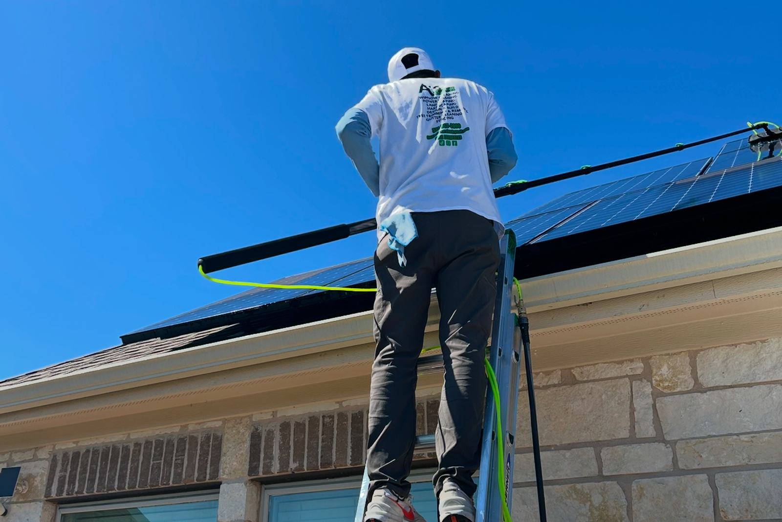 Exterior cleaning by A's Exterior Services